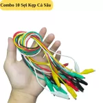 Kẹp Cá Sấu 10 Sợi 5 Màu Chiều Dài 50cm